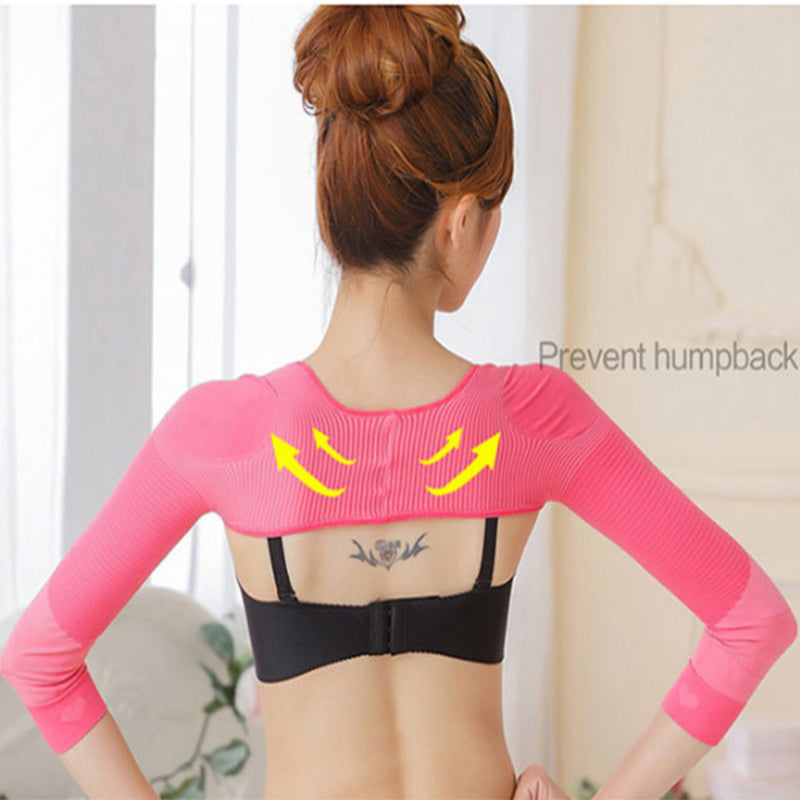 Women Arm Shaper Back Shoulder Corrector Slimming Underwear Hot Shapers Arm Control Shapewear Breathable