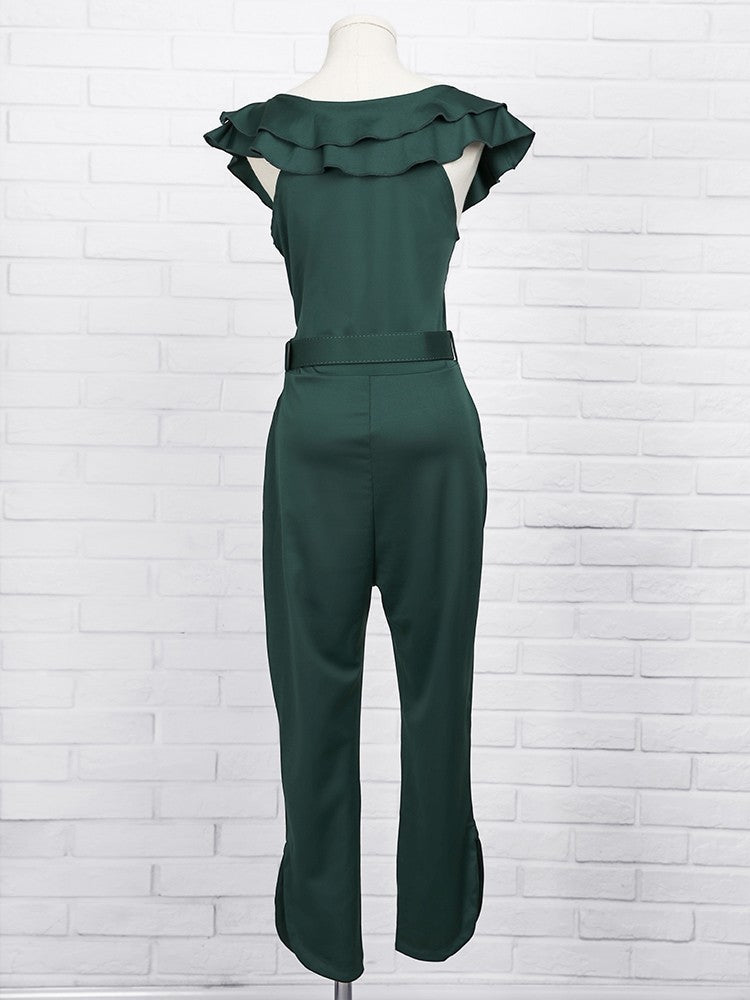 New Women's Bardot Off Shoulder Jumpsuit Rompers Cocktail Party Evening Playsuit