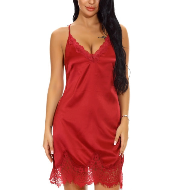 Sexy Criss Cross Back Long Dresses Babydolls