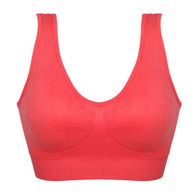 Womens Sport Bra Fitness Yoga Running Vest Underwear Padded Crop Tops Underwear 7 Colors No Wire rim Bras
