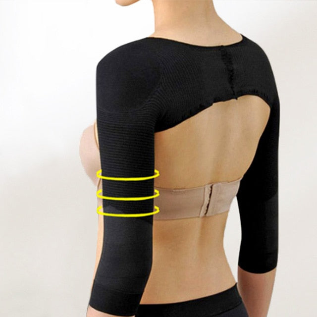 Women Arm Shaper Back Shoulder Corrector Slimming Underwear Hot Shapers Arm Control Shapewear Breathable