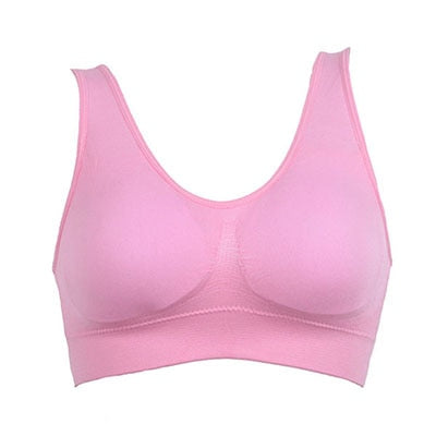 Womens Sport Bra Fitness Yoga Running Vest Underwear Padded Crop Tops Underwear 7 Colors No Wire rim Bras