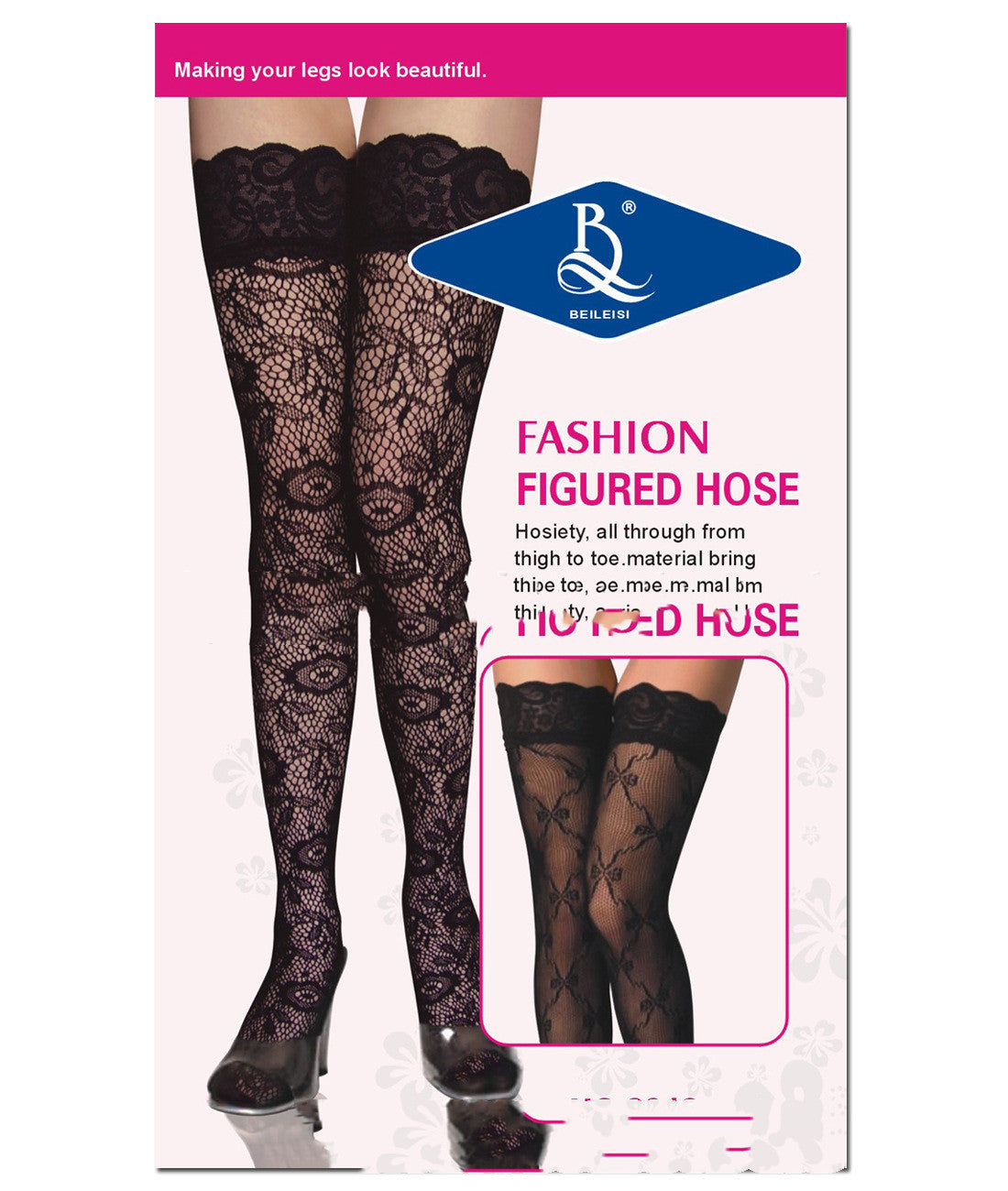 Sexy Jacquard Stockings Fun Stockings Hollow  Net Stockings