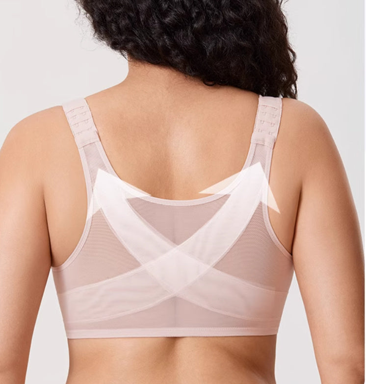 Ultra-thin Seamless Back-shaping Bra For Chubby Girls With Adjustable Undergarments