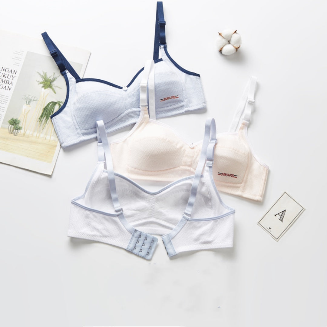 Cotton Adjustable Sports Bra Ultra-thin Breathable